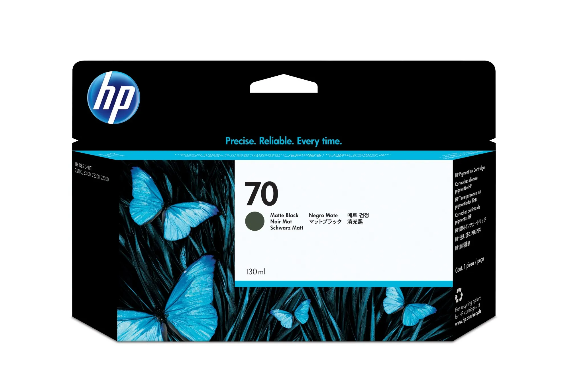 ORIGINALE HP Cartuccia d'inchiostro nero C9448A 70 130ml - immagine 1