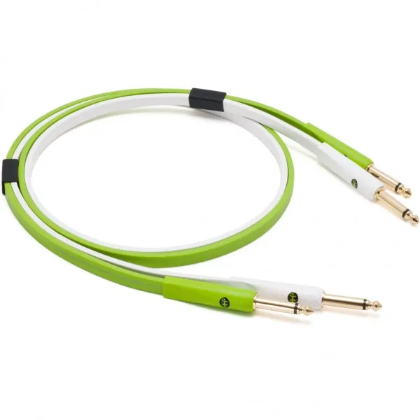 Neo Oyaide Cavo 2 Jack / 2 Jack Maschio Mono 6,3mm D+ 1/4" Ts Class B 1 Mt - immagine 1