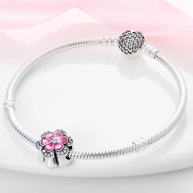 XWN Ciondolo Argento Sterling 925 con Cubic Zirconia Pendenti per Pandora Braccialetti, Compatibile con Braccialetti e Collane europei, perfetto Regali per Moglie e Ragazze - immagine 3