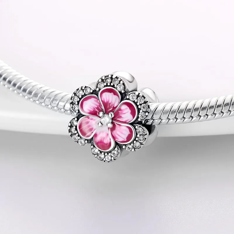 XWN Ciondolo Argento Sterling 925 con Cubic Zirconia Pendenti per Pandora Braccialetti, Compatibile con Braccialetti e Collane europei, perfetto Regali per Moglie e Ragazze - immagine 4