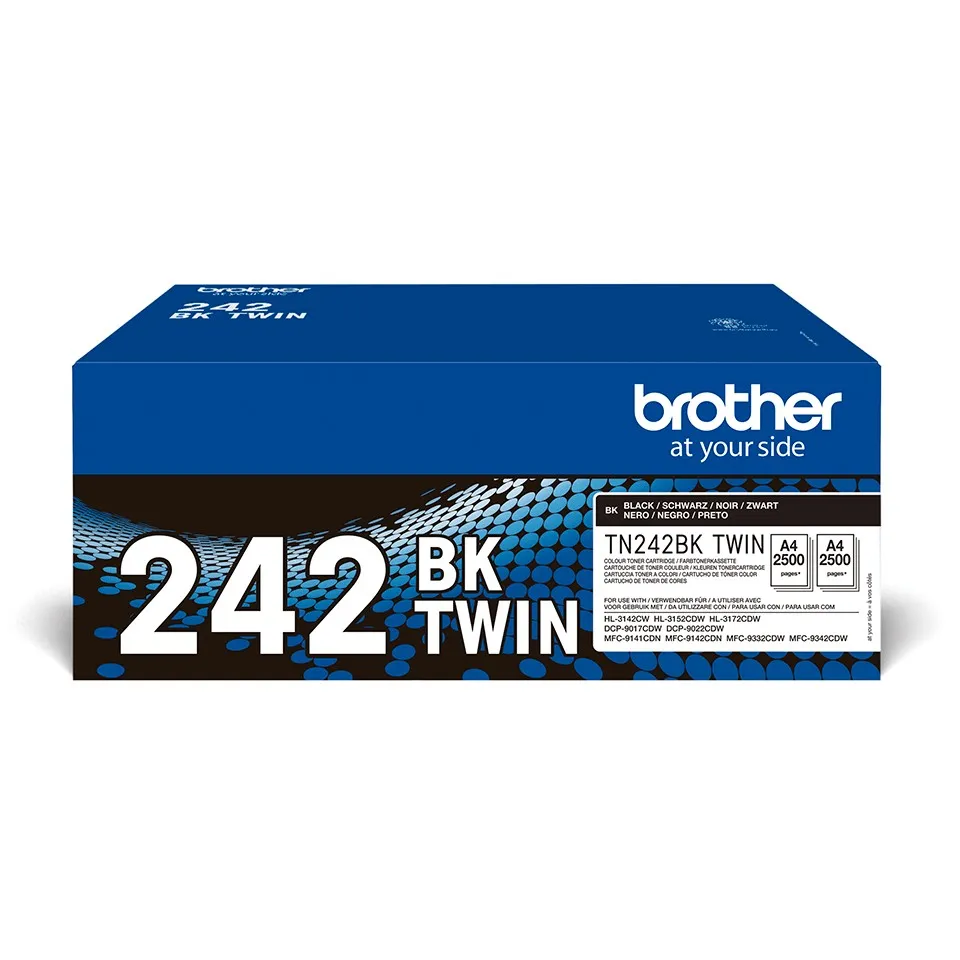 ORIGINALE Brother Multipack nero TN-242BK TWIN 2500 pagine - immagine 1