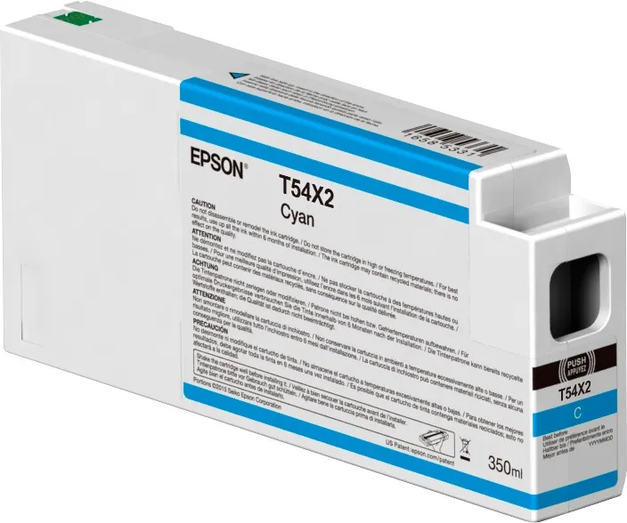 ORIGINALE Epson Cartuccia d'inchiostro ciano C13T54X200 T54X2 350ml - immagine 1