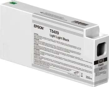 ORIGINALE Epson Cartuccia d'inchiostro lightlightblack C13T54X900 T54X9 350ml - immagine 1