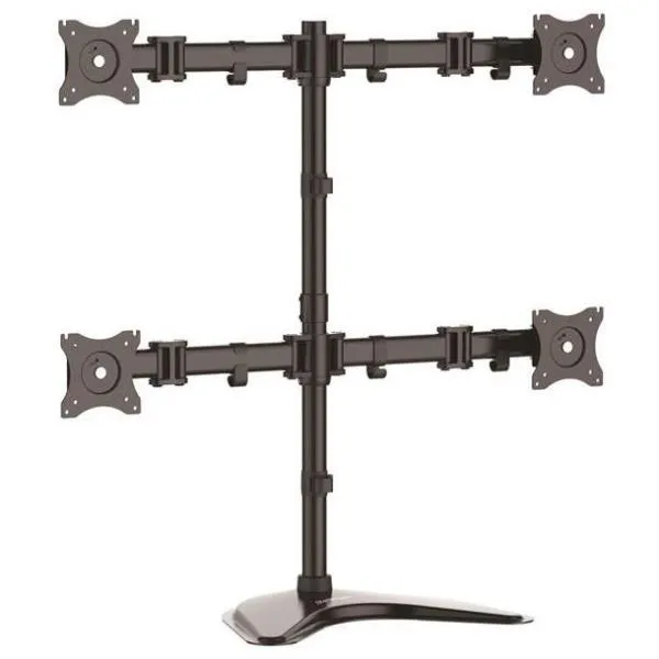 Startech Supporto Articolabile Vesa Per 4 Monitor - Stand Regolabile 4 Schermi Fino A 27 (8kg) ARMBARQUAD - immagine 1