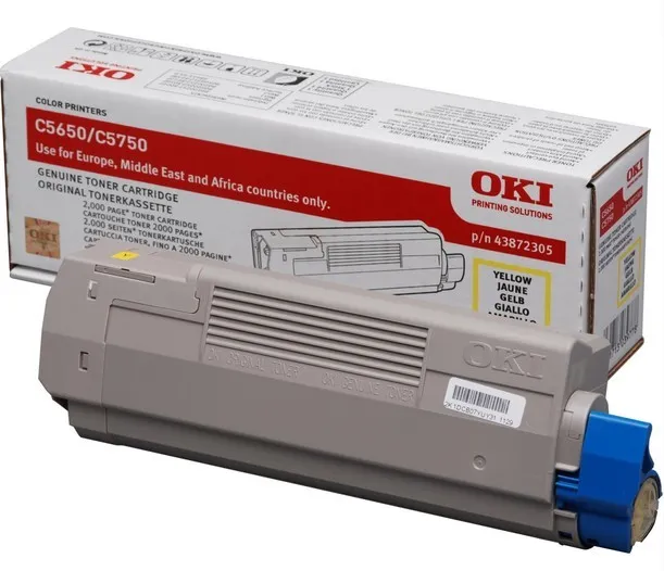 OKI 43872305 cartuccia toner 1 pz Originale Giallo - immagine 1