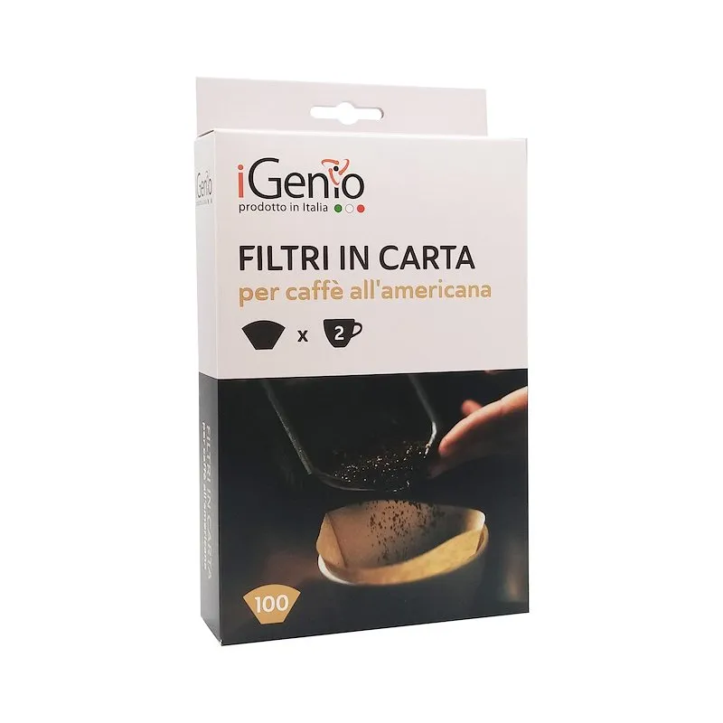 iGenio Filtri in Carta Caffè all'Americana 976 2 Tazze - immagine 1