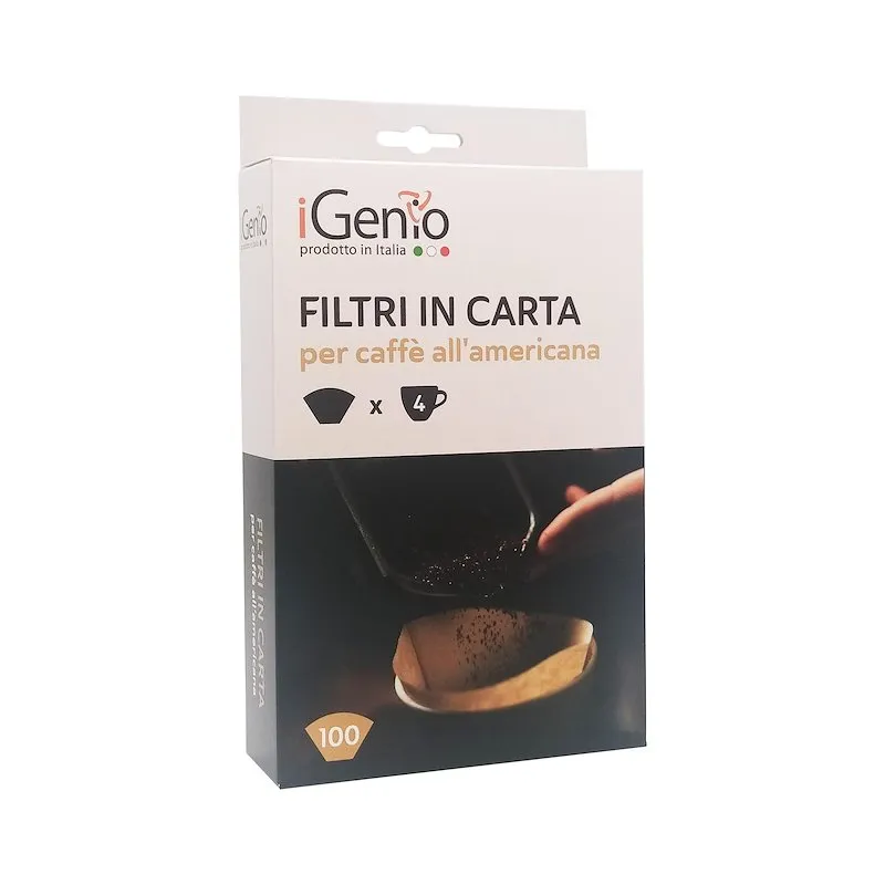 iGenio Filtri in Carta Caffè all'Americana 977 4 Tazze - immagine 1
