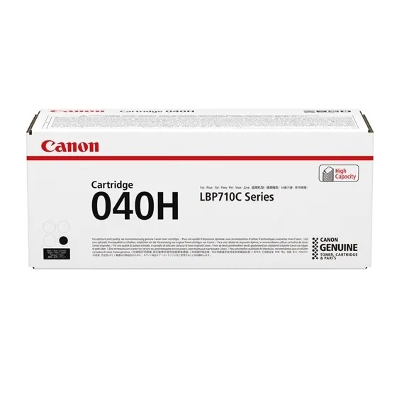 ORIGINALE Canon toner nero 040hbk 0461C001 12500 pagine - immagine 1