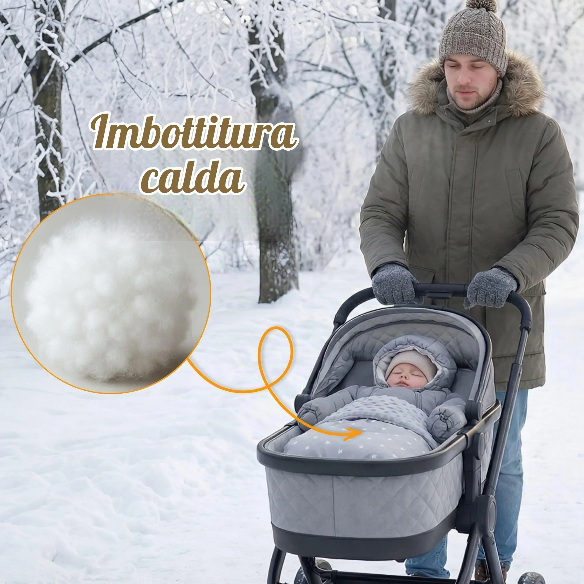 Copertina Neonato Coperta Minky Invernale pile cotone doppio lato - immagine 5