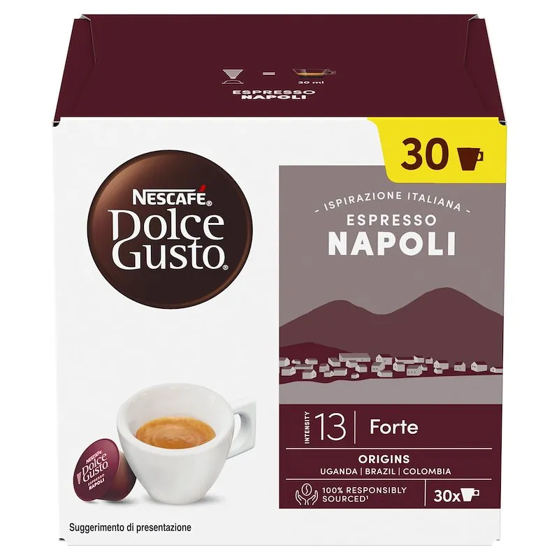 Nescafé Dolce Gusto Capsule Caffè 30Pz Espresso Napoli 12413973 - immagine 1