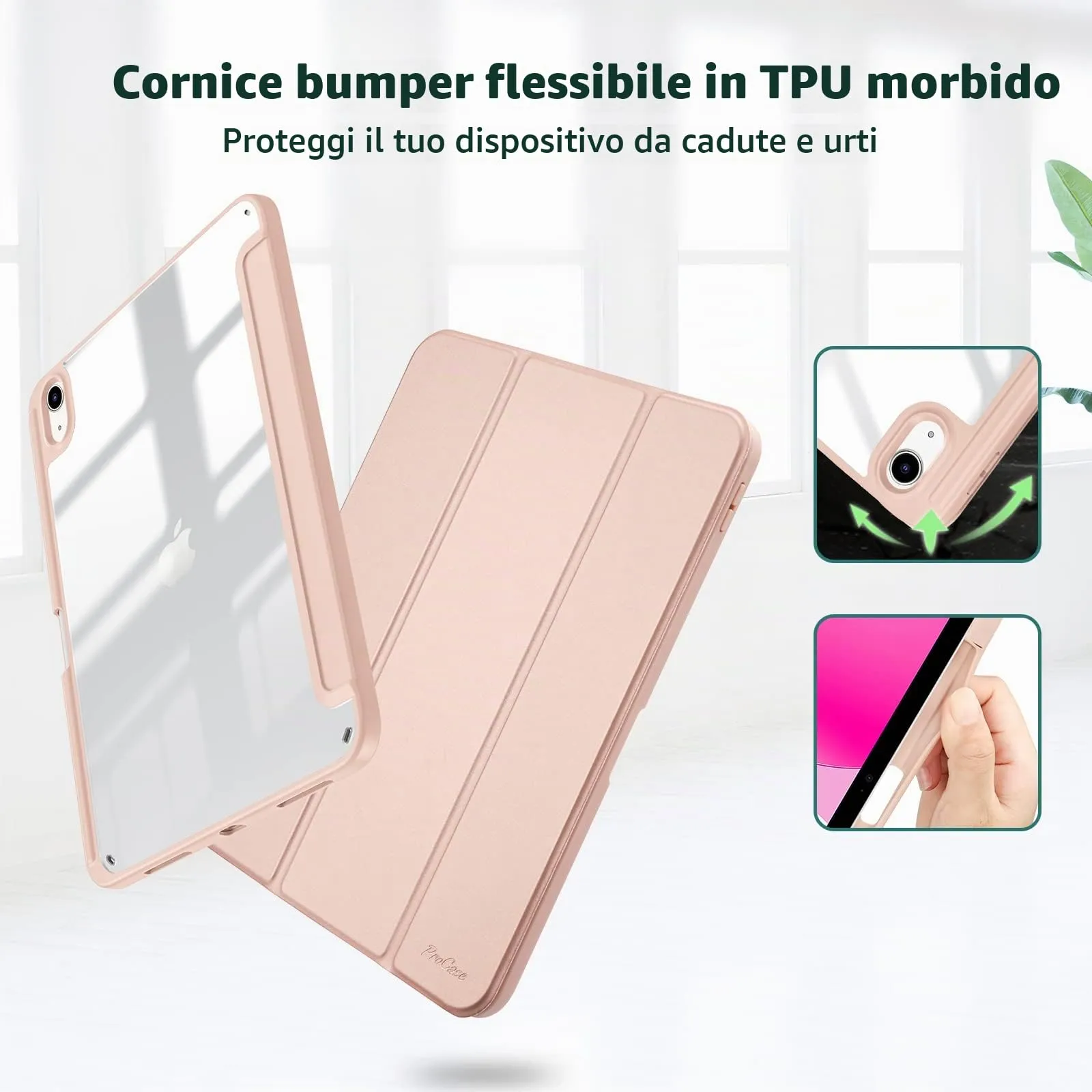 ProCase Cover iPad 11 Gen A16 11 Pollici 2025/iPad 10 Gen 10,9 Pollici 2022 - immagine 3