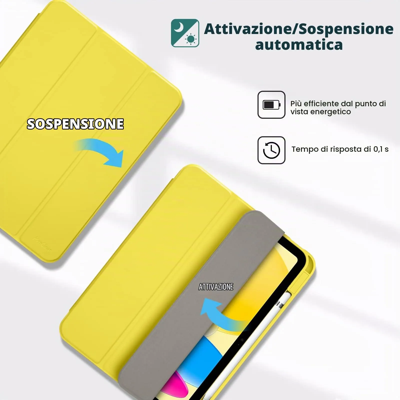 ProCase Cover iPad 11 Gen A16 11 Pollici 2025/iPad 10 Gen 10,9 Pollici 2022 - immagine 6