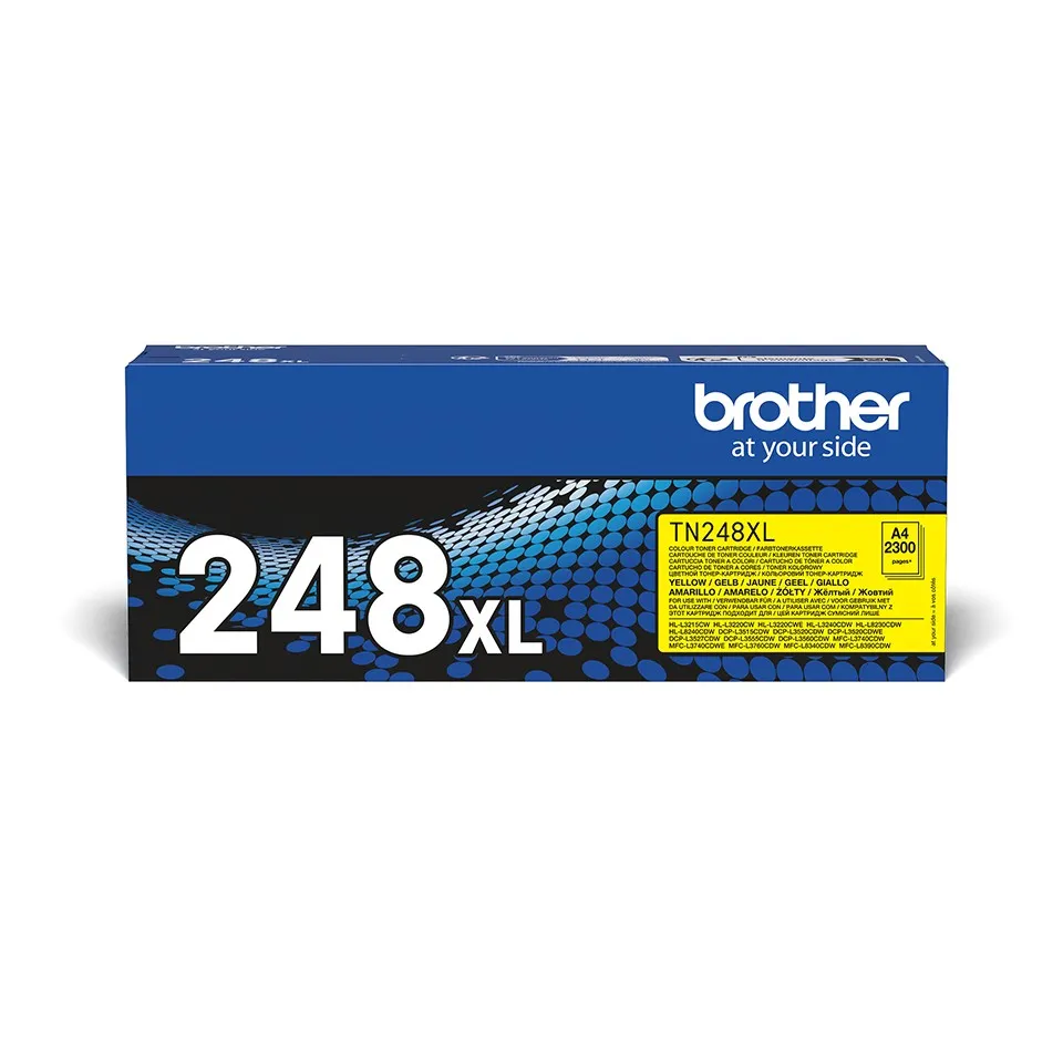 Toner Brother Tn248Xly Giall 2300Pg Per Mfcl3740/8390/8340/3760Cdw - immagine 1