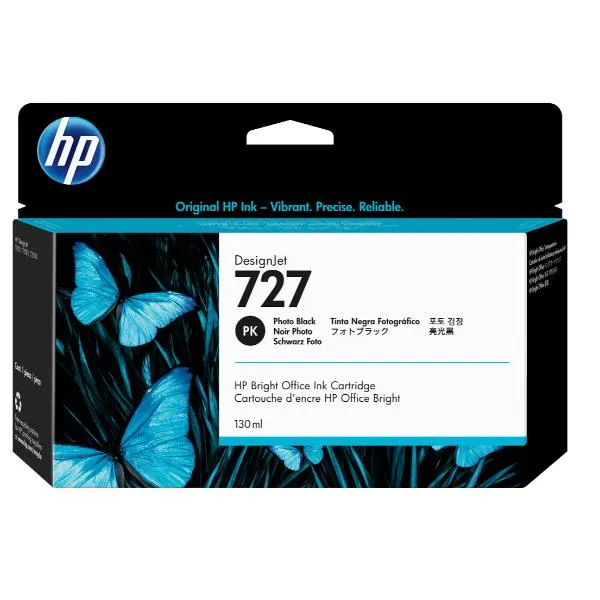 Hp 727 130-ml Photo Black Ink Cartridge B3P23A - immagine 1