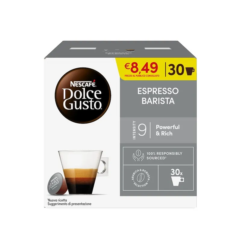 Nescafè Dolce Gusto Capsule 30Pz Espresso Barista 12562631 - immagine 1