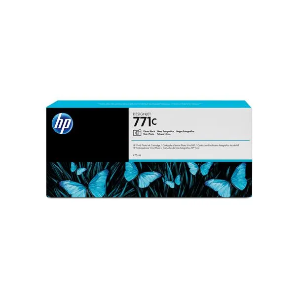 Hp Cartuccia Inchiostro Nero Fotografico Designjet 771C Da 775 Ml B6Y13A - immagine 1