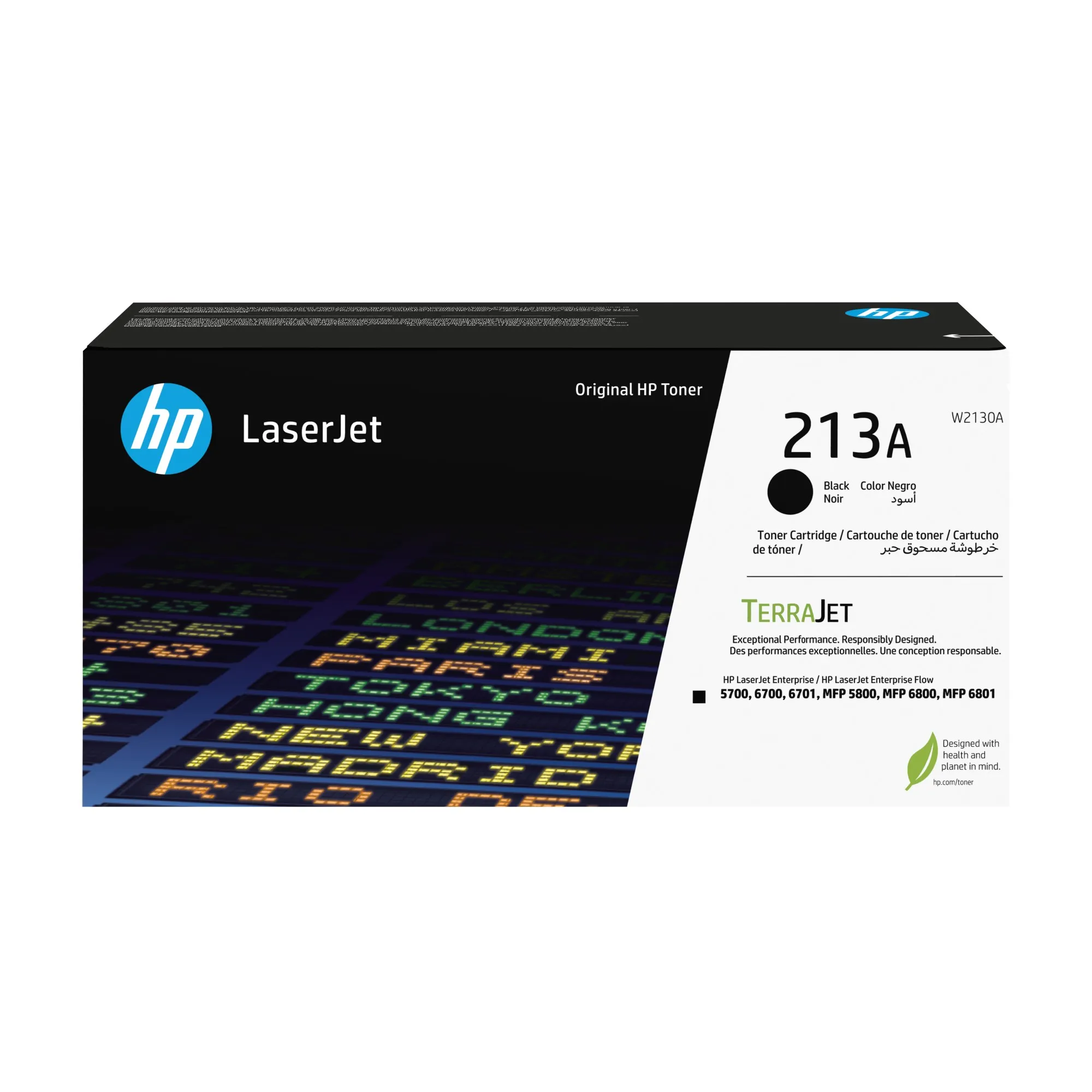 ORIGINALE HP toner nero W2130A 213A 3500 pagine Cartuccia toner originale nero LaserJet HP 213A - immagine 1