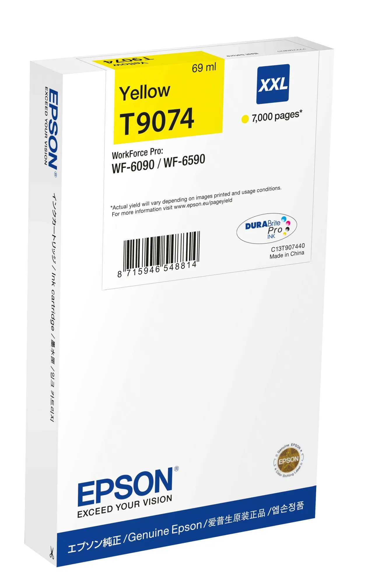 Epson WF-6xxx Ink Cartridge Yellow XXL - immagine 1