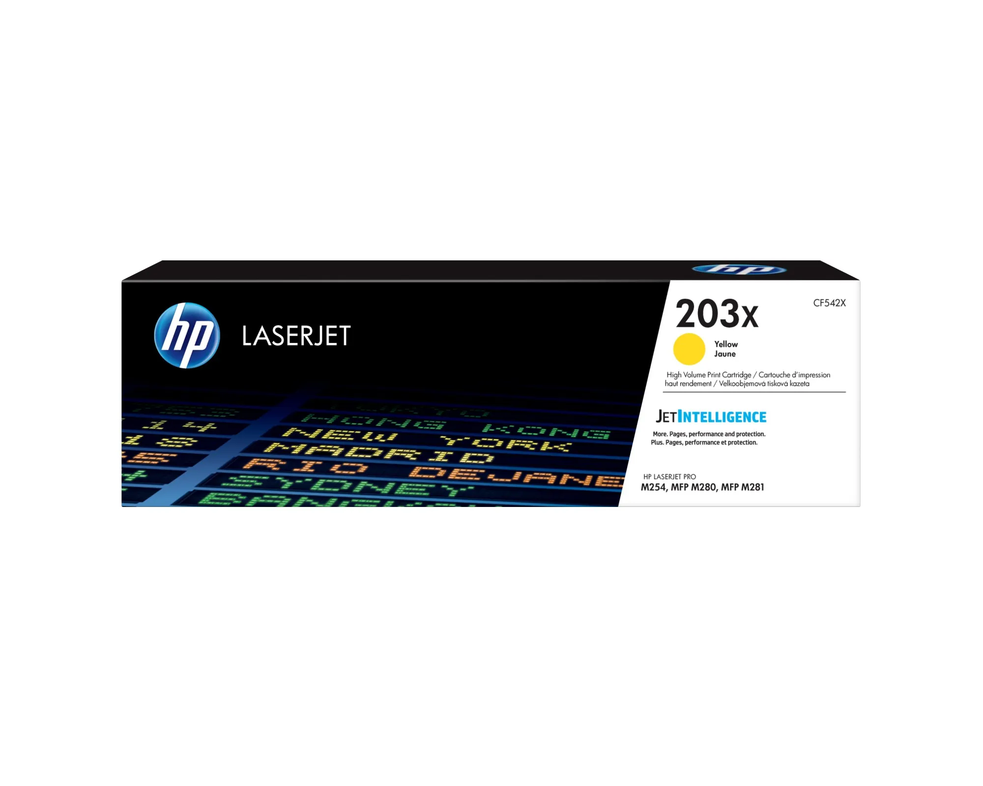 Originale HP LaserJet Cartuccia toner giallo originale ad alta capacità 203X - immagine 1