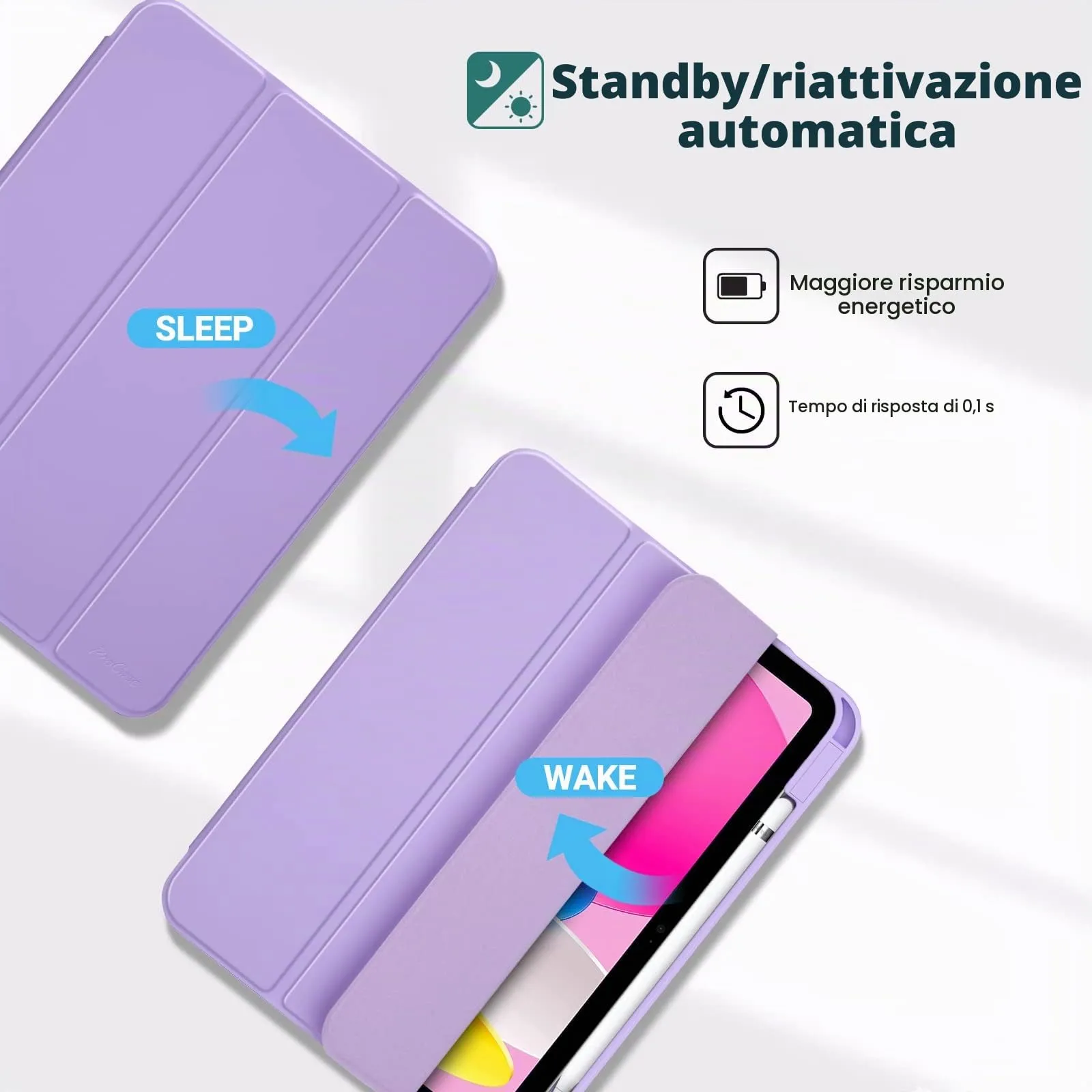ProCase Cover iPad 11 Gen A16 11 Pollici 2025/iPad 10 Gen 10,9 Pollici 2022 - immagine 4
