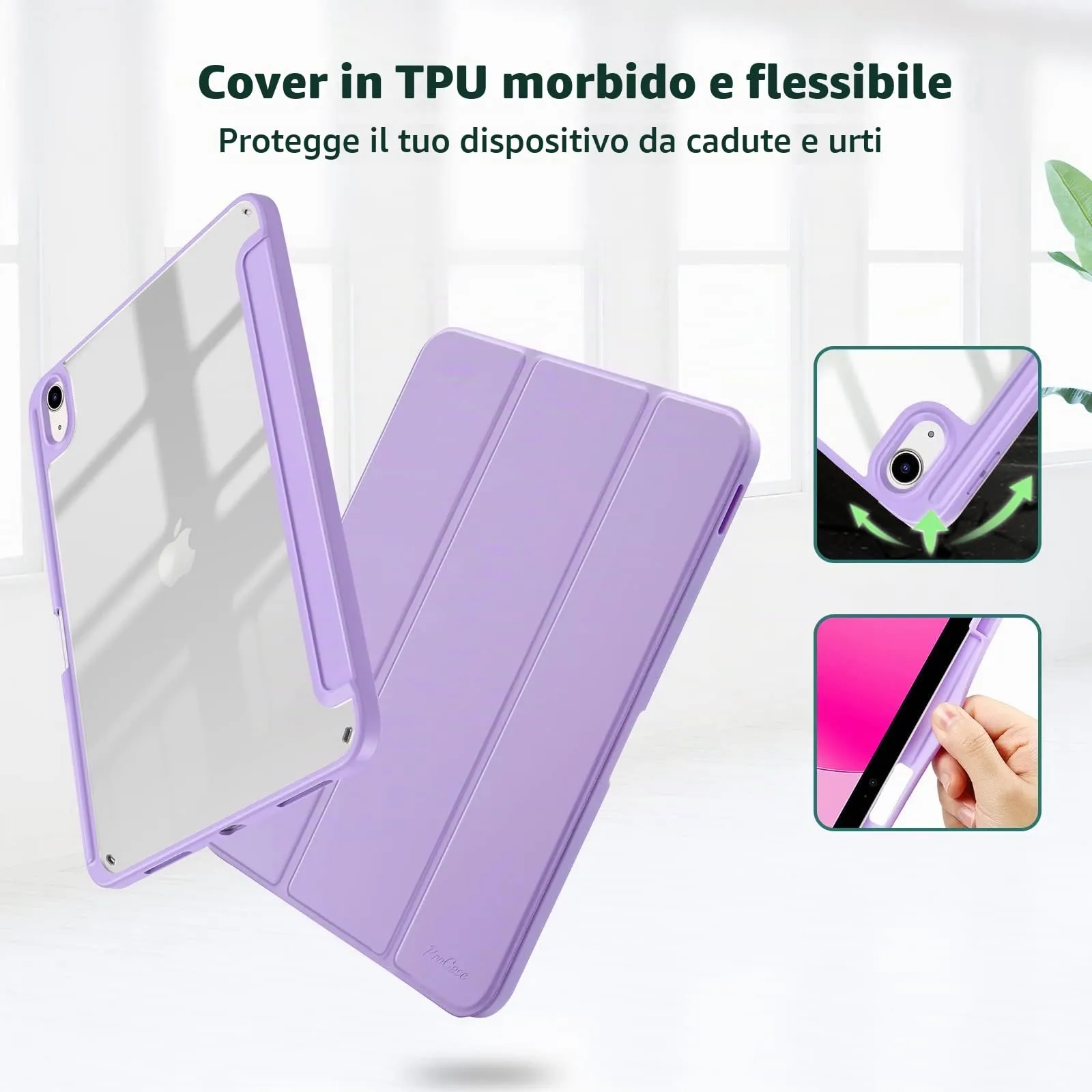 ProCase Cover iPad 11 Gen A16 11 Pollici 2025/iPad 10 Gen 10,9 Pollici 2022 - immagine 6