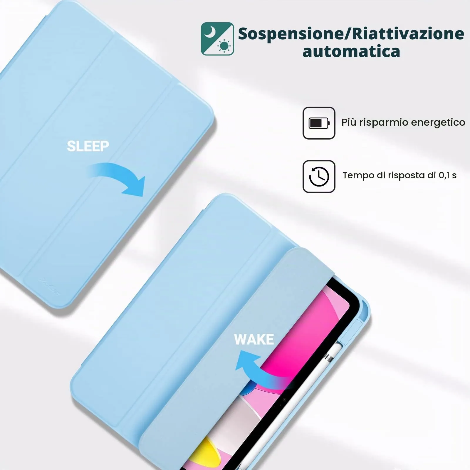 ProCase Cover iPad 11 Gen A16 11 Pollici 2025/iPad 10 Gen 10,9 Pollici 2022 - immagine 6