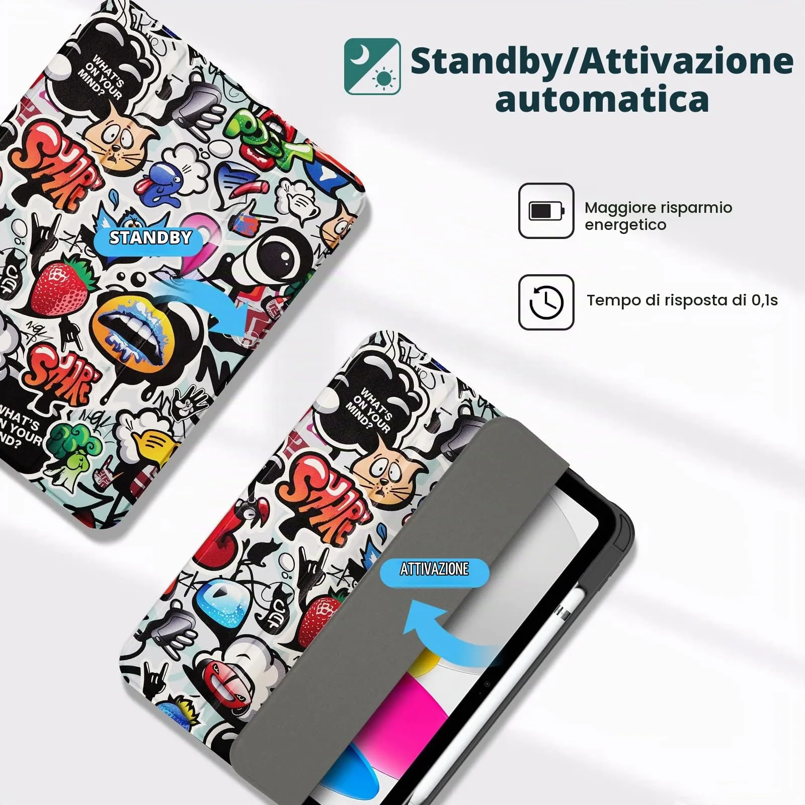 ProCase Cover iPad 11 Gen A16 11 Pollici 2025/iPad 10 Gen 10,9 Pollici 2022 - immagine 3