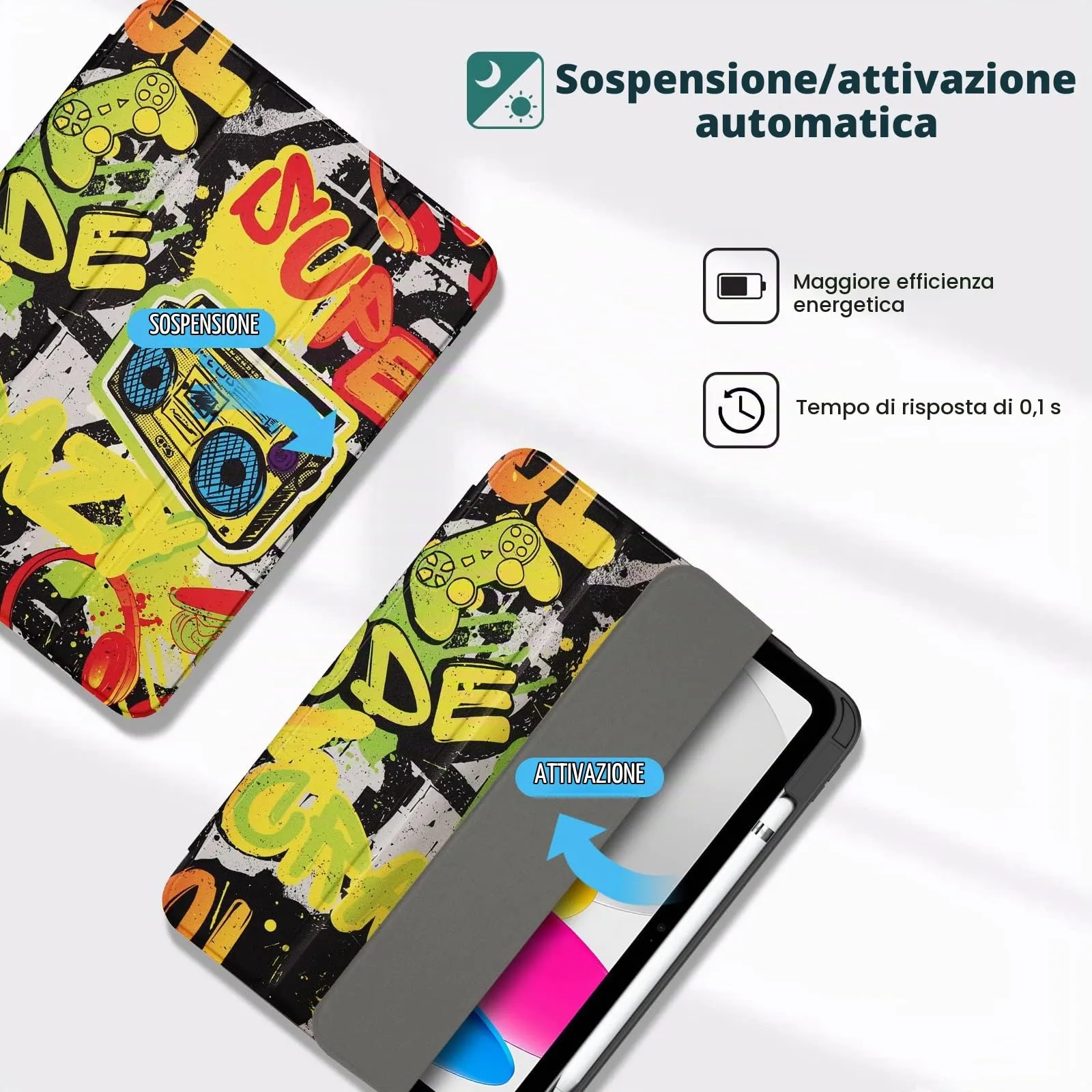 ProCase Cover iPad 11 Gen A16 11 Pollici 2025/iPad 10 Gen 10,9 Pollici 2022 - immagine 4