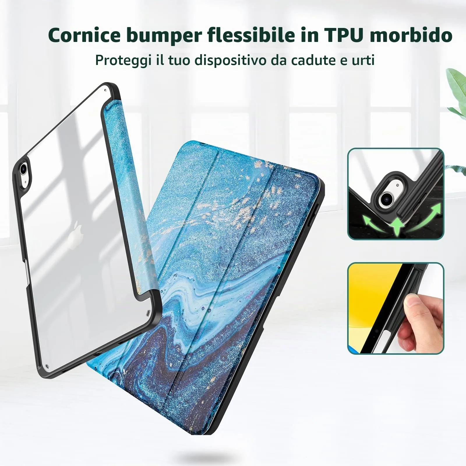 ProCase Cover iPad 11 Gen A16 11 Pollici 2025/iPad 10 Gen 10,9 Pollici 2022 - immagine 3