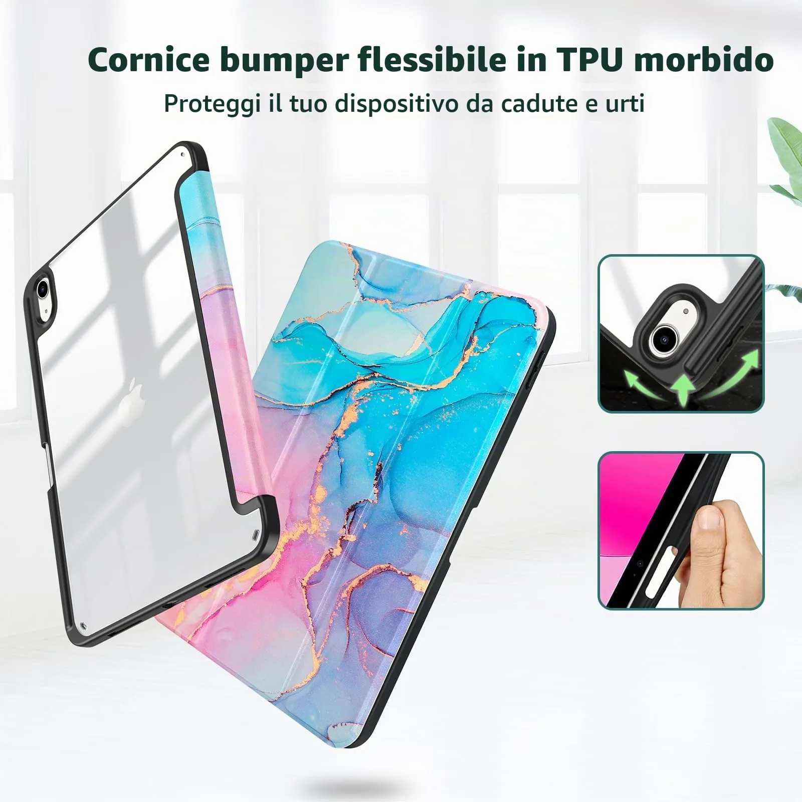 ProCase Cover iPad 11 Gen A16 11 Pollici 2025/iPad 10 Gen 10,9 Pollici 2022 - immagine 6
