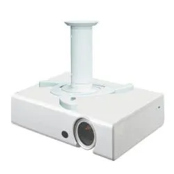 Neomounts BEAMER-C80WHITE È Un Supporto Da Soffitto Universale Per Proiettori E Videoproiettori. Altezza Regolabile 8 A 15 Cm. BEAMER-C80WHITE - immagine 1
