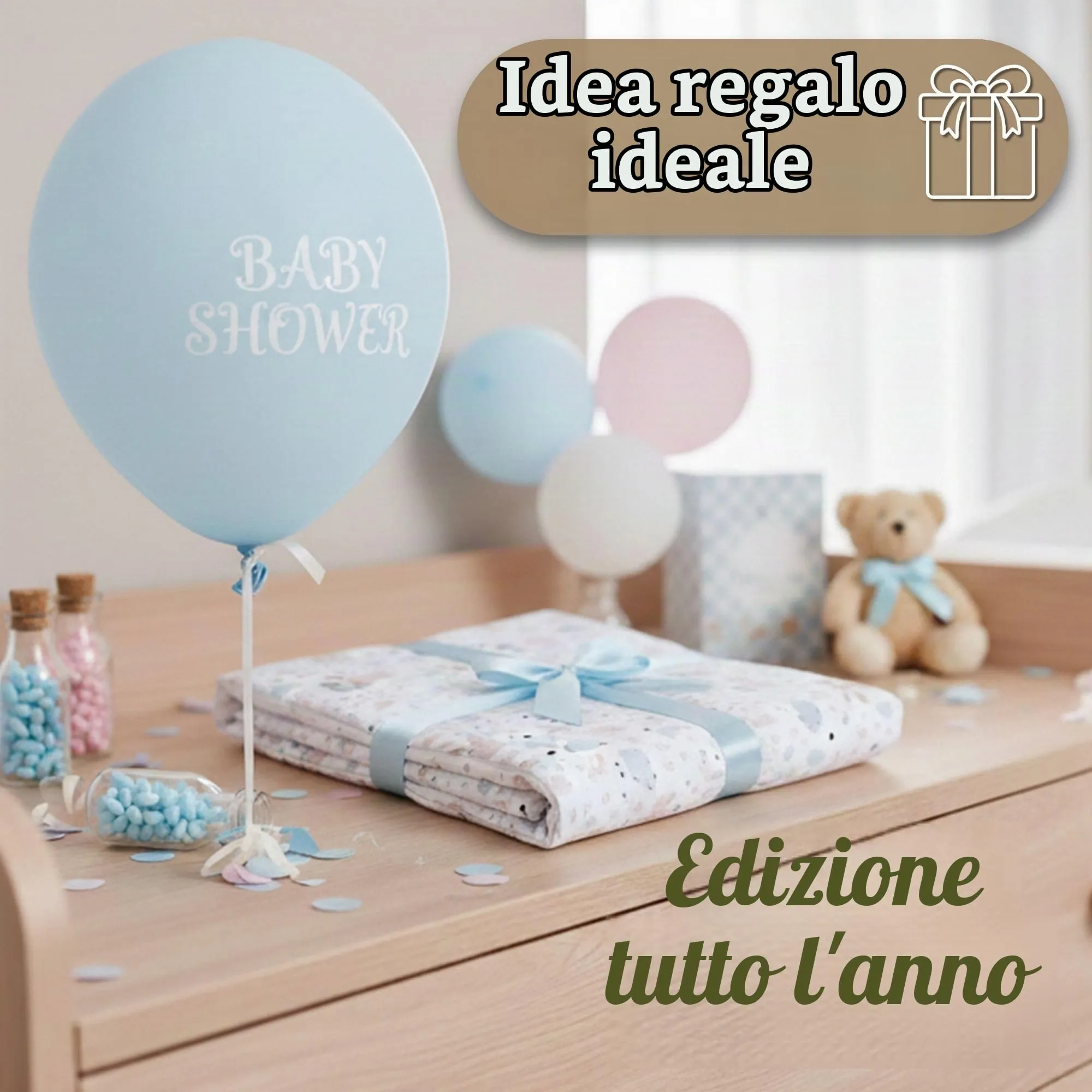 Copertina Neonato Coperta Minky Invernale pile cotone doppio lato - immagine 4
