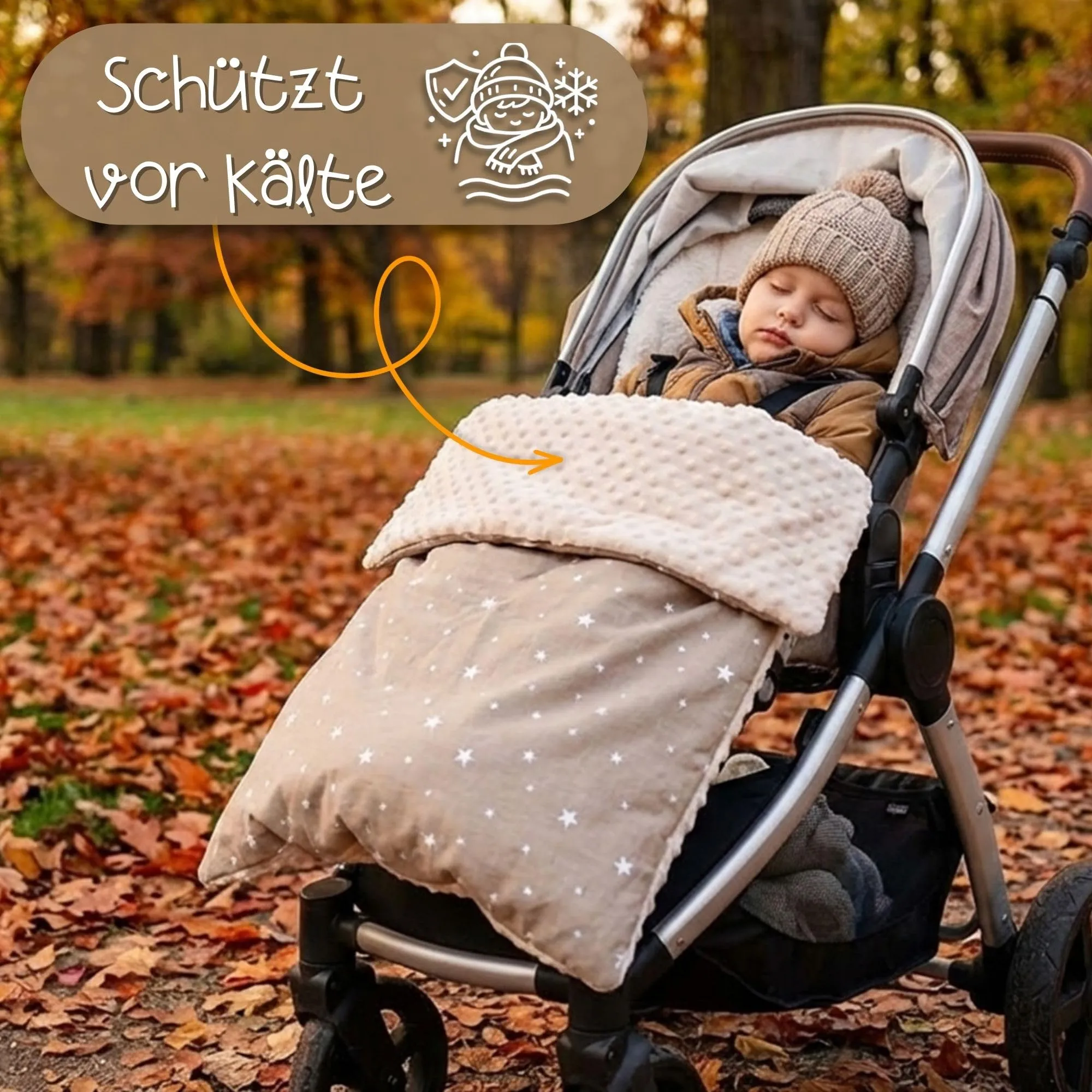Copertina Neonato Coperta Minky Invernale pile cotone doppio lato - immagine 3