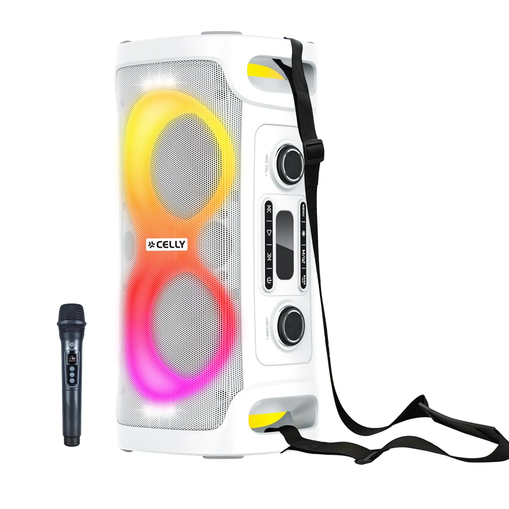 Celly Wrl Speaker 45 W Mic White BOOMBOX45WH - immagine 1