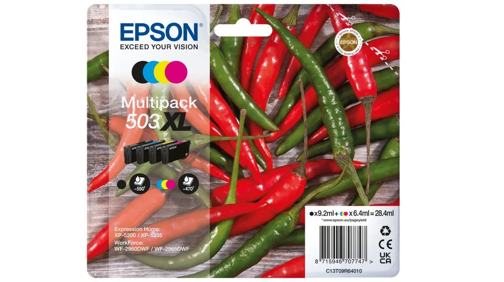 Epson Cart Ink Peperoncino 4-Colours 503Xl - immagine 1