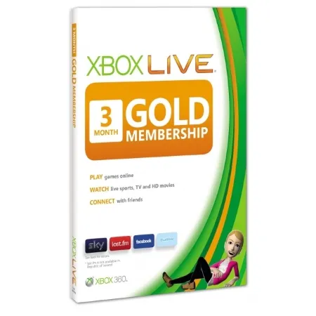 Microsoft - Xbox Live 3 Mesi Gold Card - immagine 1