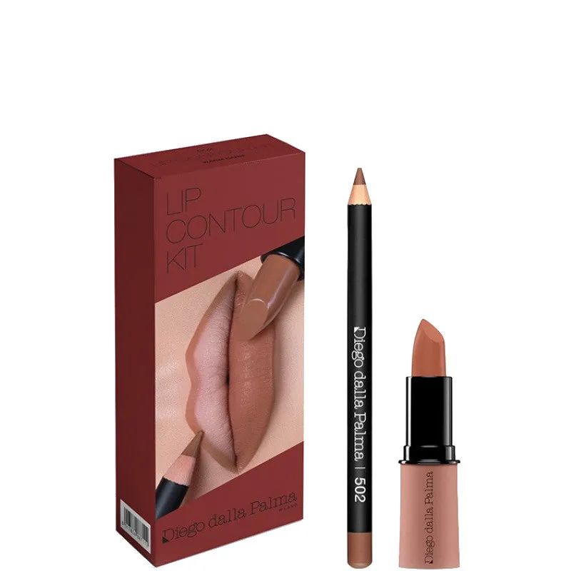 Diego Dalla Palma Lip Contour Kit ROSSETTO + MATITA - N. 502 MOU + MATITA 12CM WARM SAND - immagine 1