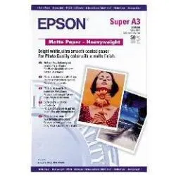 Epson Carta Speciale Opaca Matte Alto Spessore Formato A3 (50 Fogli) C13S041264 - immagine 1
