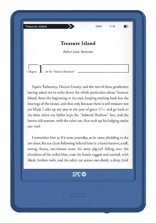 SPC Dickens Light 2 Pro lettore e-book Touch screen 8 GB Blu - immagine 1