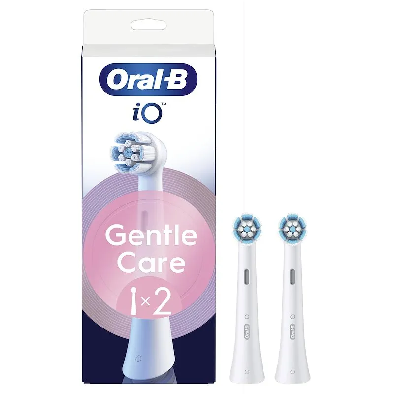 Oral-B Testine di Ricambio iO Series Gentle Care 2Pz Bianco - immagine 1