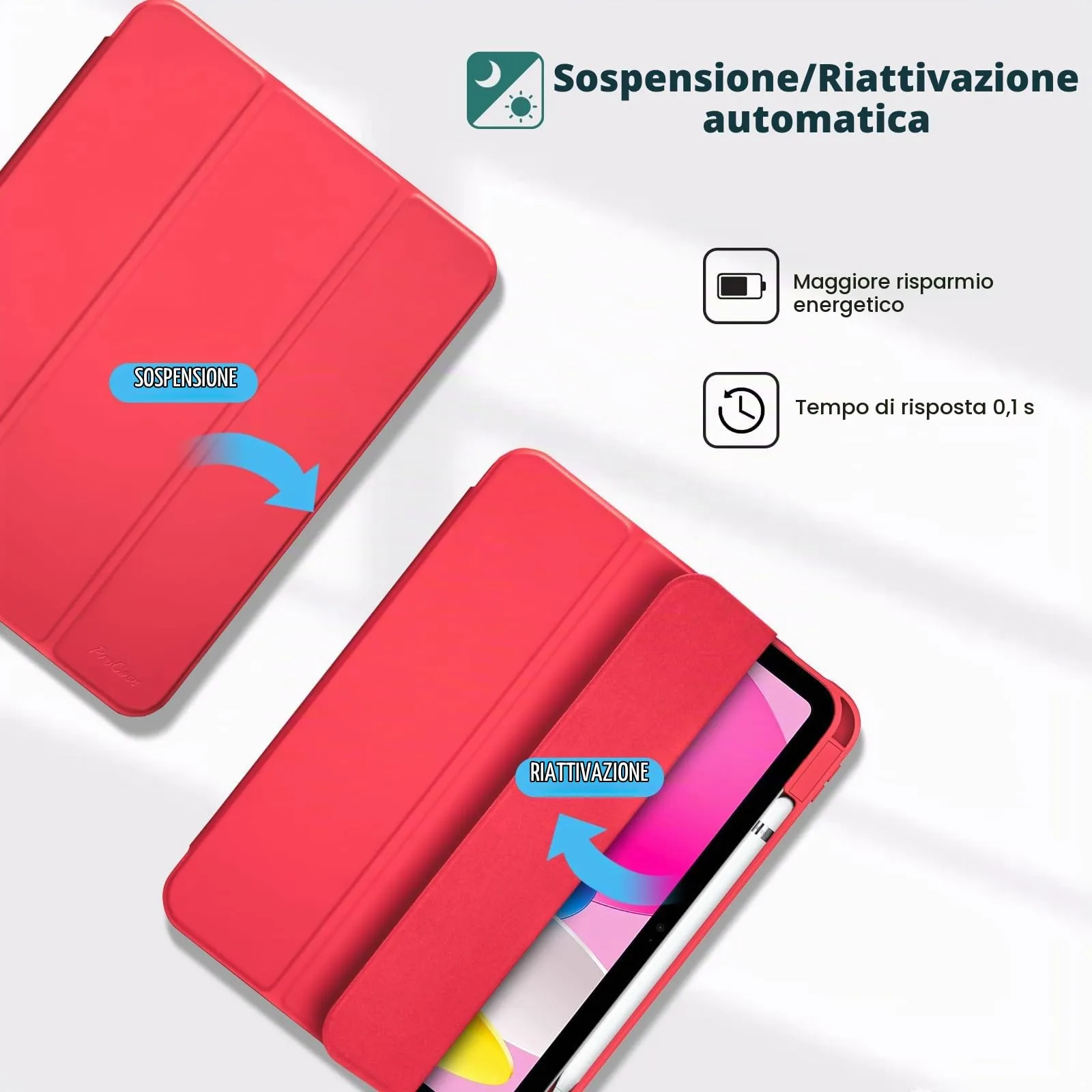 ProCase Cover iPad 11 Gen A16 11 Pollici 2025/iPad 10 Gen 10,9 Pollici 2022 - immagine 6