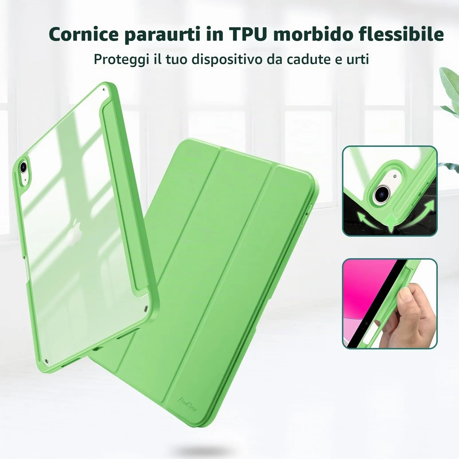 ProCase Cover iPad 11 Gen A16 11 Pollici 2025/iPad 10 Gen 10,9 Pollici 2022 - immagine 6