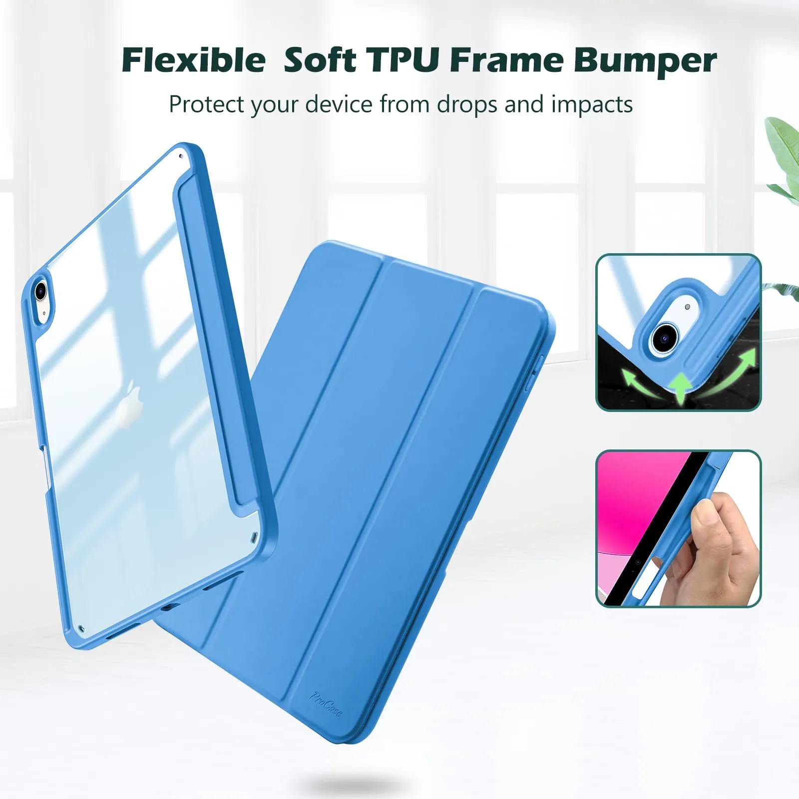 ProCase Cover iPad 11 Gen A16 11 Pollici 2025/iPad 10 Gen 10,9 Pollici 2022 - immagine 6