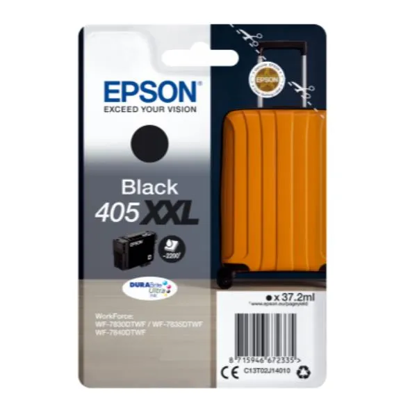 Epson Singlepack Black 405XXL Durabrite Ultra Ink C13T02J14010 - immagine 1