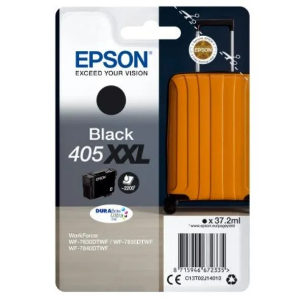 Epson Singlepack Black 405XXL Durabrite Ultra Ink C13T02J14020 - immagine 1