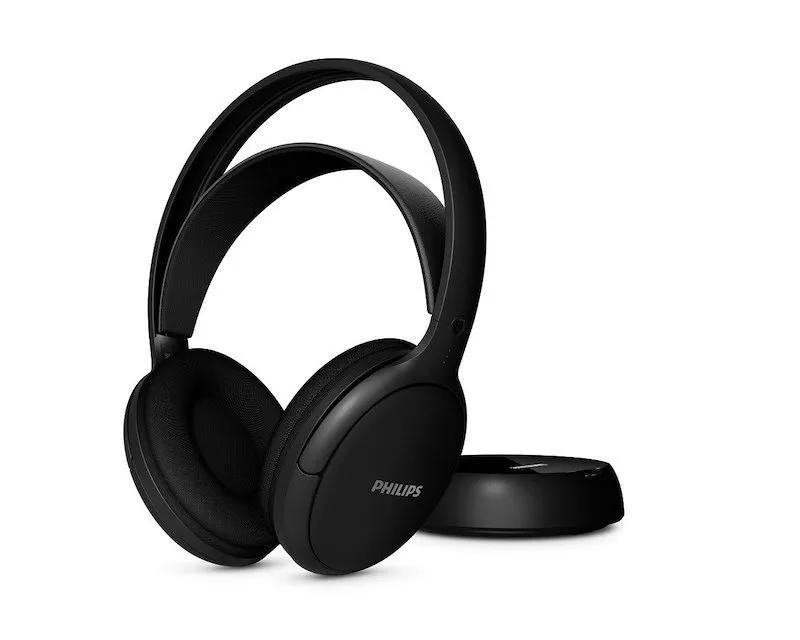 Philips Cuffie a padiglione chiuso per TV Shd6000bk/12 Black - immagine 1