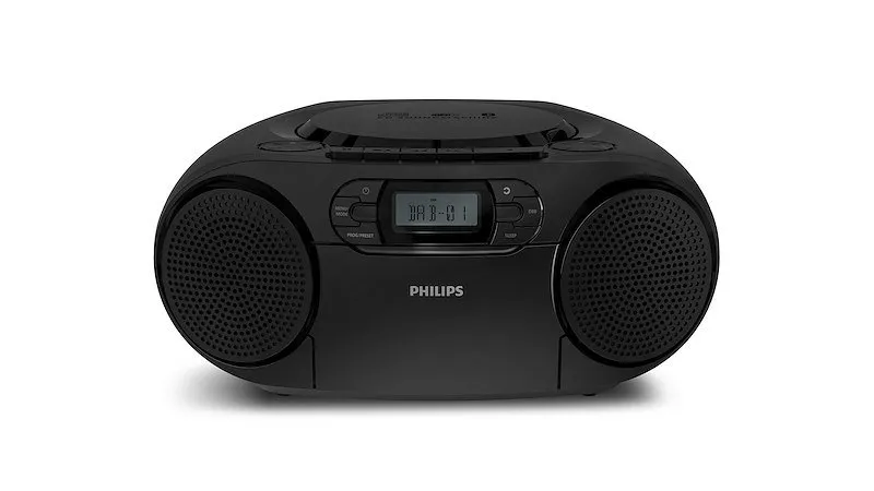 Philips Radioriproduttori con lettore CD e cassette Taz2500/10 Nero - immagine 1
