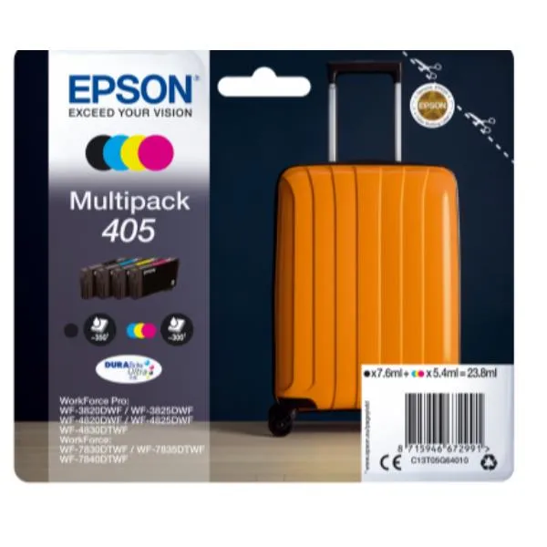 Epson Multipack 4-colours 405 Durabrite Ultra Ink C13T05G64010 - immagine 1