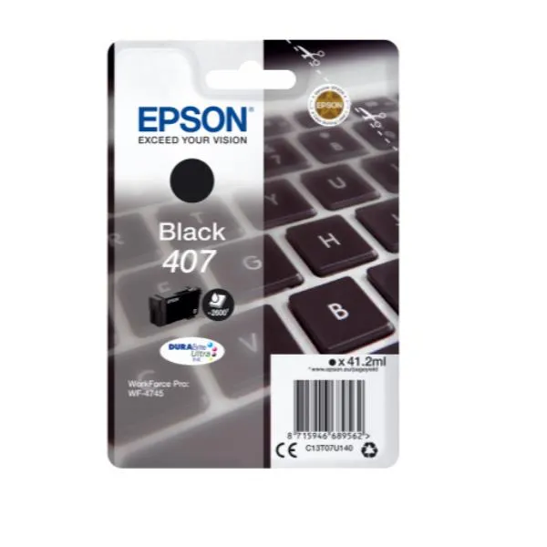 Epson WF-4745 Series Ink Cartridge L Black C13T07U140 - immagine 1