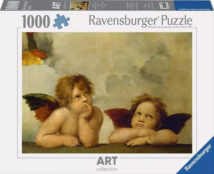 Ravensburger Puzzle Raffaello: Cherubini 1000pz - immagine 1